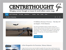 Tablet Screenshot of centrethought.com